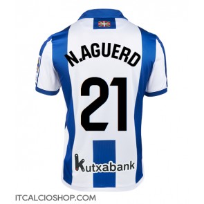 Real Sociedad Nayef Aguerd #21 Prima Maglia 2024-25 Manica Corta